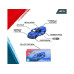 Majorette Showroom Deluxe Cars, 6-sort. 1:64 Metall