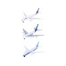 Majorette Airplane Assortment, 3-sort. Metall 1:64