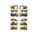Majorette Volvo Construction 3 Pieces Set, 2-sort. Majorette Volvo Construction 3 Pieces Set, 2-sort.