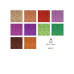 URSUS Bastelpapier Malpapier Glitzer A4, 330 g/m²,  Mehrfarbig