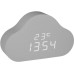 TFA Dostmann Clocco Cloud Digital, Grau, mit Innentemperatur TFA Dostmann Clocco Cloud Digital, Grau, mit Innentemperatur