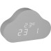 TFA Dostmann Clocco Cloud Digital, Grau, mit Innentemperatur TFA Dostmann Clocco Cloud Digital, Grau, mit Innentemperatur