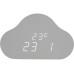 TFA Dostmann Clocco Cloud Digital, Grau, mit Innentemperatur TFA Dostmann Clocco Cloud Digital, Grau, mit Innentemperatur