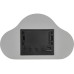 TFA Dostmann Clocco Cloud Digital, Grau, mit Innentemperatur TFA Dostmann Clocco Cloud Digital, Grau, mit Innentemperatur