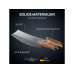 Schwertkrone BBQ Messer Grillmesser Olivenholz - 22 cm Silber/Braun