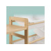 relaxdays Spielregal Kiefernholz Natur Weiss