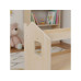 relaxdays Spielregal Holz Hellbraun 59 x 61 x 39 cm