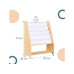 relaxdays Kinderregal Holz Polyester Weiss Hellbraun relaxdays Kinderregal Holz Polyester Weiss Hellbraun