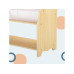 relaxdays Kinderregal Holz Polyester Weiss Hellbraun relaxdays Kinderregal Holz Polyester Weiss Hellbraun