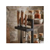 relaxdays Gewürzregal 3 Etagen MDF Metall Industrial-Style