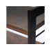 relaxdays Gewürzregal 3 Etagen MDF Metall Industrial-Style