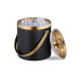 relaxdays Eiswürfelbehälter Schwarz/Gold relaxdays Eiswürfelbehälter Schwarz/Gold