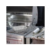 relaxdays Grillschalen Aluminium 50er Set eckig Silber