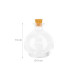 relaxdays Glasfläschchen 260 ml, 6 Stück