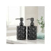 relaxdays Seifenspender Seifenspender 350 ml, Schwarz relaxdays Seifenspender Seifenspender 350 ml, Schwarz