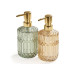 relaxdays Seifenspender Seifenspender 400 ml, Grün/Gold/Weiss relaxdays Seifenspender Seifenspender 400 ml, Grün/Gold/Weiss