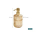 relaxdays Seifenspender Seifenspender 400 ml, Grün/Gold/Weiss relaxdays Seifenspender Seifenspender 400 ml, Grün/Gold/Weiss