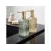 relaxdays Seifenspender Seifenspender 400 ml, Grün/Gold/Weiss relaxdays Seifenspender Seifenspender 400 ml, Grün/Gold/Weiss