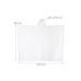 relaxdays Regenponcho Set 10-teilig PE Transparent relaxdays Regenponcho Set 10-teilig PE Transparent