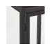 relaxdays Laternen Set 63 cm, Transparent/Schwarz