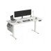 Songmics Stehtisch höhenverstellbar, elektrisch, 160 cm, weiss