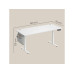 Songmics Stehtisch höhenverstellbar, elektrisch, 160 cm, weiss