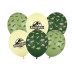 Partydeco Ballons Jurassic World, 6er-Set Mehrfarbig/Dunkelgrün
