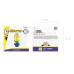 Partydeco PartyDeco Folienballon Minion Tim Blau/Mehrfarbig/Gelb