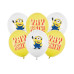 Partydeco PartyDeco Strong Ballons Minions, 6er-Set Mehrfarbig
