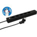 Max Hauri Steckdosenl. Safety Line 5x Typ 13 90° sw Scha. USB Mag. 5m