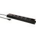 Max Hauri Steckdosenleiste Power Line 5x Typ 13 sw/sw Schalter 1.5m