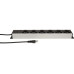 Max Hauri Steckdosenleiste Power Line 6x Typ 13 grau/schwarz 3.0m