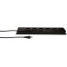 Max Hauri Steckdosenleiste Power Line 6x Typ 13 schwarz/schwarz 3.0m