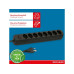 Max Hauri Steckdosenleiste Basic Line 8x Typ 13 sw 1.5m Green+Fair