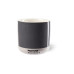 Pantone by Copenhagen Design Latte Thermobecher 220 ml, 1 Stück, Dunkelgrau