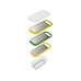 Joseph Joseph Multi-Grate & Store 3-in-1 Reibenset multi Mehrfarbig Joseph Joseph Multi-Grate & Store 3-in-1 Reibenset multi Mehrfarbig