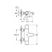 GROHE Precision Trend Mattschwarz Aufputz