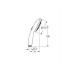 GROHE Vitalio Start 110 3 Strahlarten, Mattschwarz
