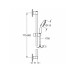 GROHE Vitalio Start 110 Mattschwarz 2 Strahlarten 90 cm