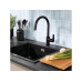 GROHE Start Edge Schwarz, ausziehbarer Auslauf