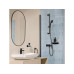 GROHE Get S-Size Mattschwarz mit Ablaufgarnitur