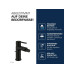 GROHE Lineare Mattschwarz S-Size mit Ablaufgarnitur