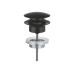 GROHE Ablaufgarnitur 65807 Push-Open-Stopfen Schwarz matt