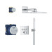 GROHE Precision SmartControl Unterputz Thermostat Chrom eckig GROHE Precision SmartControl Unterputz Thermostat Chrom eckig