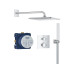 GROHE Precision Unterputz, mit Thermostat, Messing, Chrom GROHE Precision Unterputz, mit Thermostat, Messing, Chrom