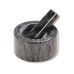Kesper Mörser mit Stössel Marmor Grau Poliert 13 x 8 cm Kesper Mörser mit Stössel Marmor Grau Poliert 13 x 8 cm