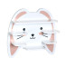 Kesper Wandregal Hasenmotiv Rosa Weiss 45 x 12 x 42 cm Kesper Wandregal Hasenmotiv Rosa Weiss 45 x 12 x 42 cm