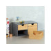 Kesper Organizer 3 Schubladen, Bambus, Grau