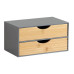Kesper Schreibtisch-Organizer Bambus 2 Schubladen 27 x 16 x 14 cm Kesper Schreibtisch-Organizer Bambus 2 Schubladen 27 x 16 x 14 cm