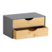 Kesper Schreibtisch-Organizer Bambus 2 Schubladen 27 x 16 x 14 cm Kesper Schreibtisch-Organizer Bambus 2 Schubladen 27 x 16 x 14 cm